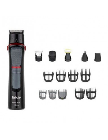 Coffret de Tondeuse FAKIR 15en1 Rechargeable avec Accessoires - Noir/Rouge (EXECUTE) Coffret de Tondeuse FAKIR 15en1 Rechargeable avec Accessoires - Noir/Rouge (EXECUTE)