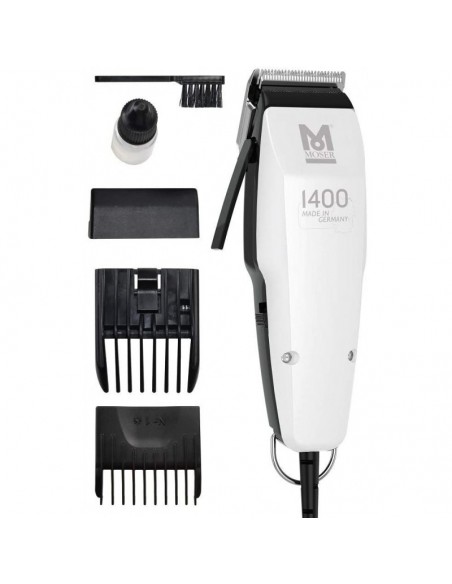 Tondeuse Cheveux MOSER 1400 EDITION SILVER - Noir/Blanc (1400-0458) Tondeuse Cheveux MOSER 1400 EDITION SILVER - Noir/Blanc (1400-0458)