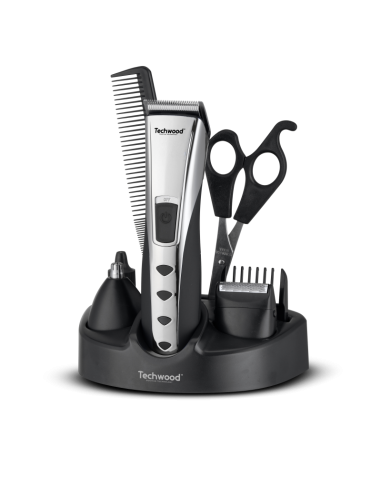 Tondeuse à Cheveux TECHWOOD + Rasoir + Épilateur Nasal - Noir (TTN-976) Tondeuse à Cheveux TECHWOOD + Rasoir + Épilateur Nasal - Noir (TTN-976)