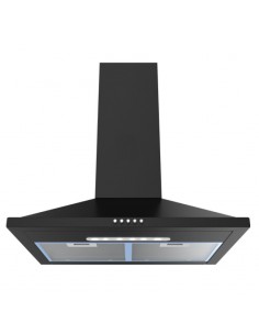 hotte Joker JHCTW-1060B inox carbone noir moderne