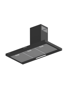 Hotte cheminée JOKER JHCSW-1390B éclairage LED cuisine moderne