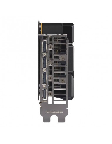 Carte graphique ASUS RTX 5060 vue PCIe 5.0 connecteur Carte graphique ASUS RTX 5060 vue PCIe 5.0 connecteur