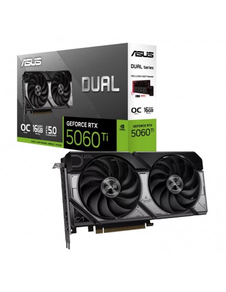 ASUS Dual RTX 5060 Ti OC Edition système de refroidissement ASUS Dual RTX 5060 Ti OC Edition système de refroidissement
