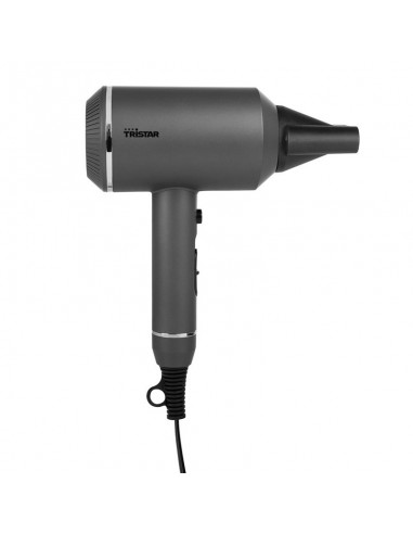 Sèche-Cheveux TRISTAR Turbo Compact - 1600 Watts - Gris (HD-2326) Sèche-Cheveux TRISTAR Turbo Compact - 1600 Watts - Gris (HD-2326)