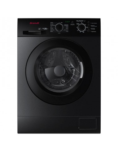 Machine à Laver Frontale Brandt BLF820SBL 8Kg Dark Silver Machine à Laver Frontale Brandt BLF820SBL 8Kg Dark Silver