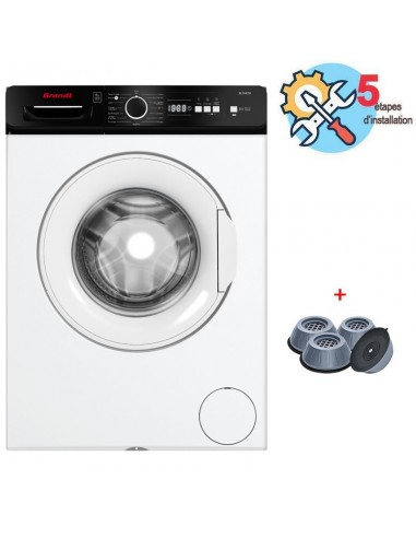 lave linge Brandt BLF842W tambour inox grande capacité lave linge Brandt BLF842W tambour inox grande capacité
