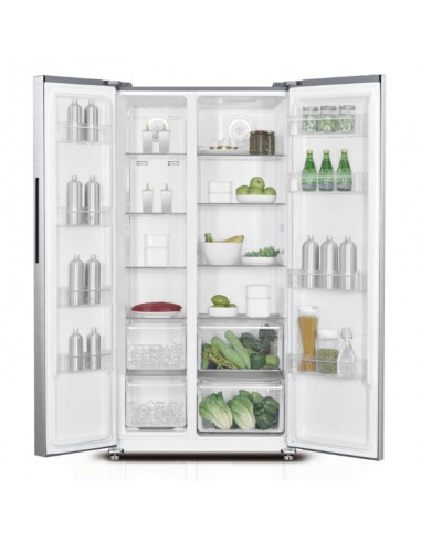Frigo américain 533 litres inox pour grande famille Frigo américain 533 litres inox pour grande famille
