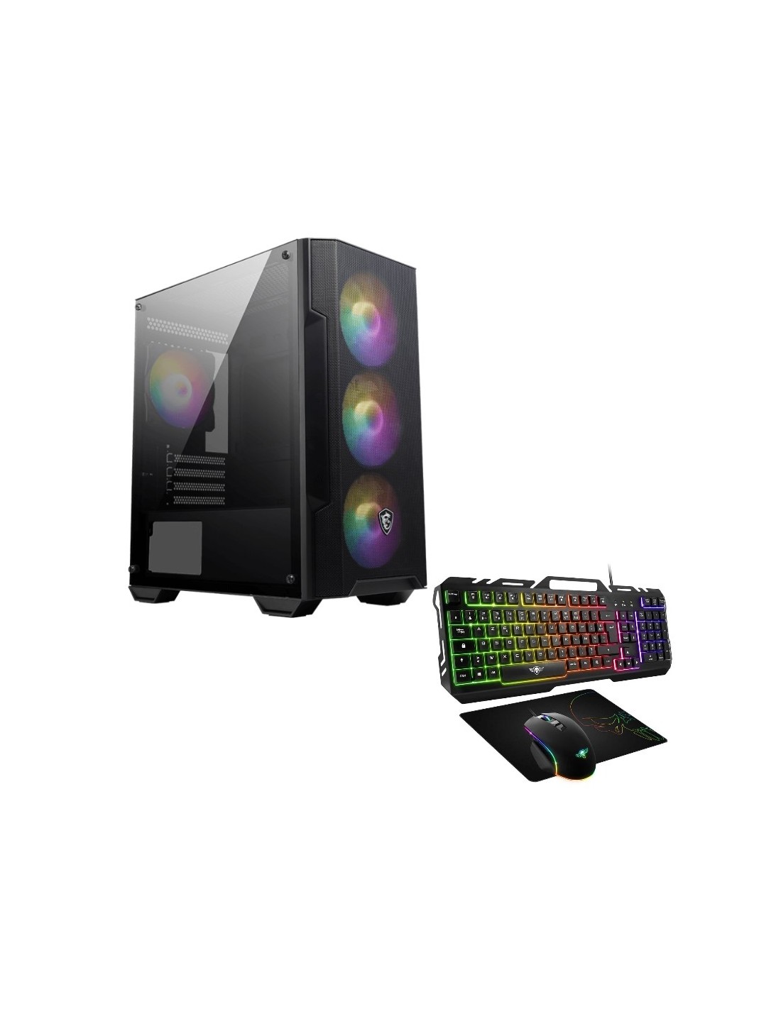 PC Gamer Intel Core i5-12400F RTX 3050 design gaming moderne