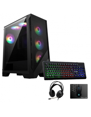 PC de Bureau Gamer i5 13Gen avec PACK 4 en 1 G-Lab Barium EX RGB PC de Bureau Gamer i5 13Gen avec PACK 4 en 1 G-Lab Barium EX RGB