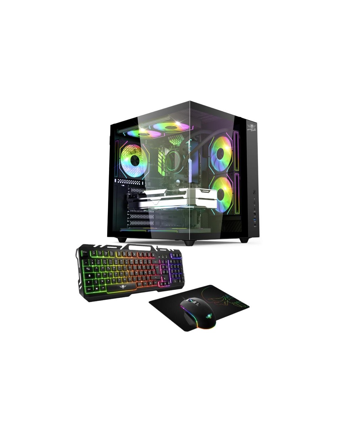 PC Gamer I7-14700F RTX 5060 avec boîtier RGB moderne