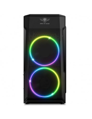 Boîtier SPIRIT OF GAMER SOG Deathmatch 3 RGB MATX/ITX - Noir(6001RA) Boîtier SPIRIT OF GAMER SOG Deathmatch 3 RGB MATX/ITX - Noir(6001RA)