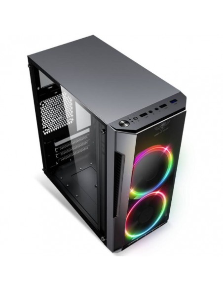 Boîtier SPIRIT OF GAMER SOG Deathmatch 3 RGB MATX/ITX - Noir(6001RA) Boîtier SPIRIT OF GAMER SOG Deathmatch 3 RGB MATX/ITX - Noir(6001RA)
