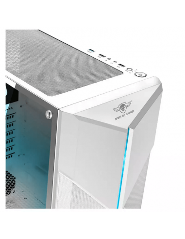Boitier Spirit of Gamer CLONE 3 ARTIC, Moyen tour, ATX, White(8001RAW)