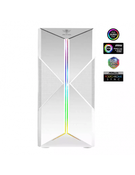 Boitier Spirit of Gamer CLONE 3 ARTIC, Moyen tour, ATX, White(8001RAW)