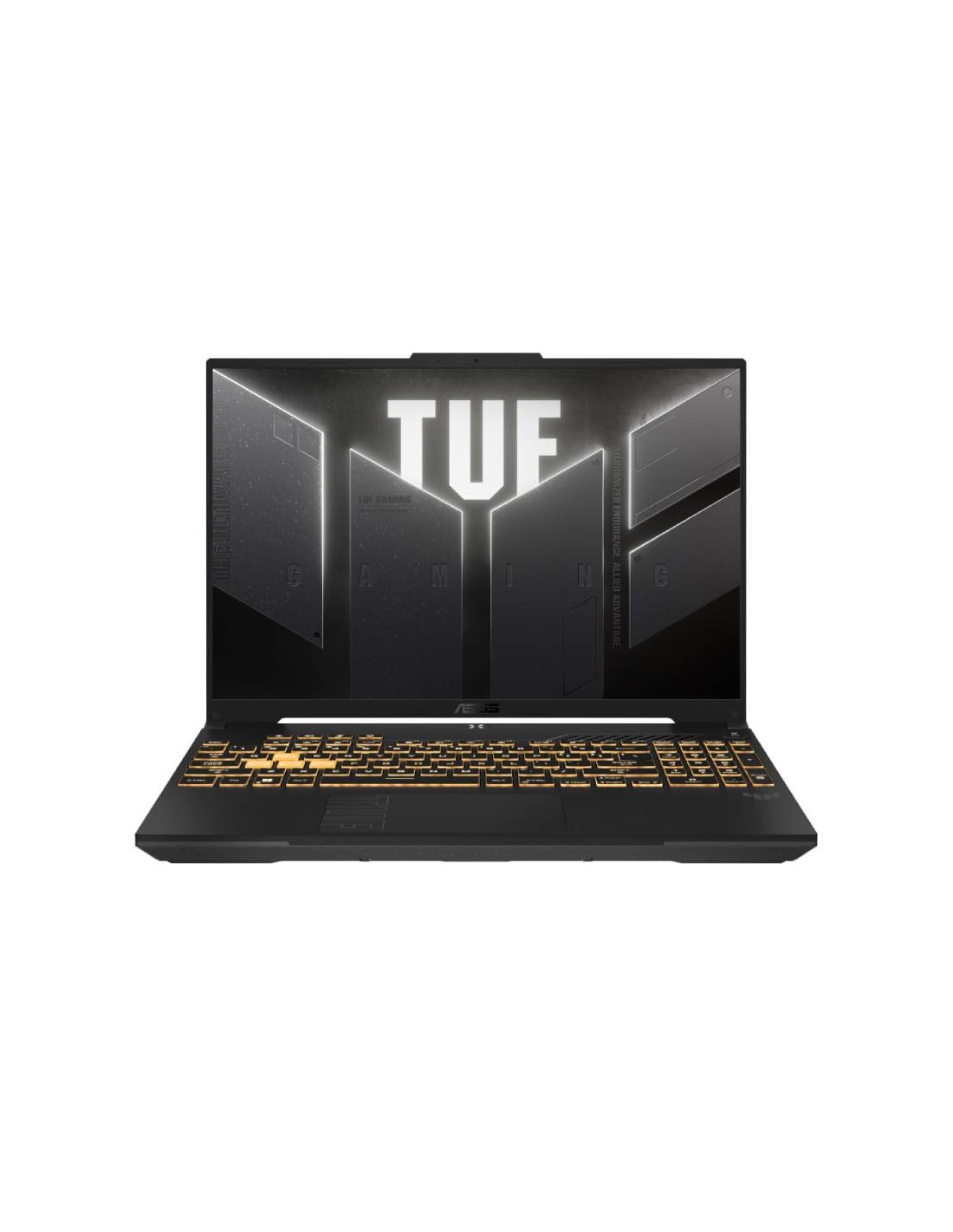 ASUS TUF Gaming F16 laptop gamer design gris rétroéclairé
