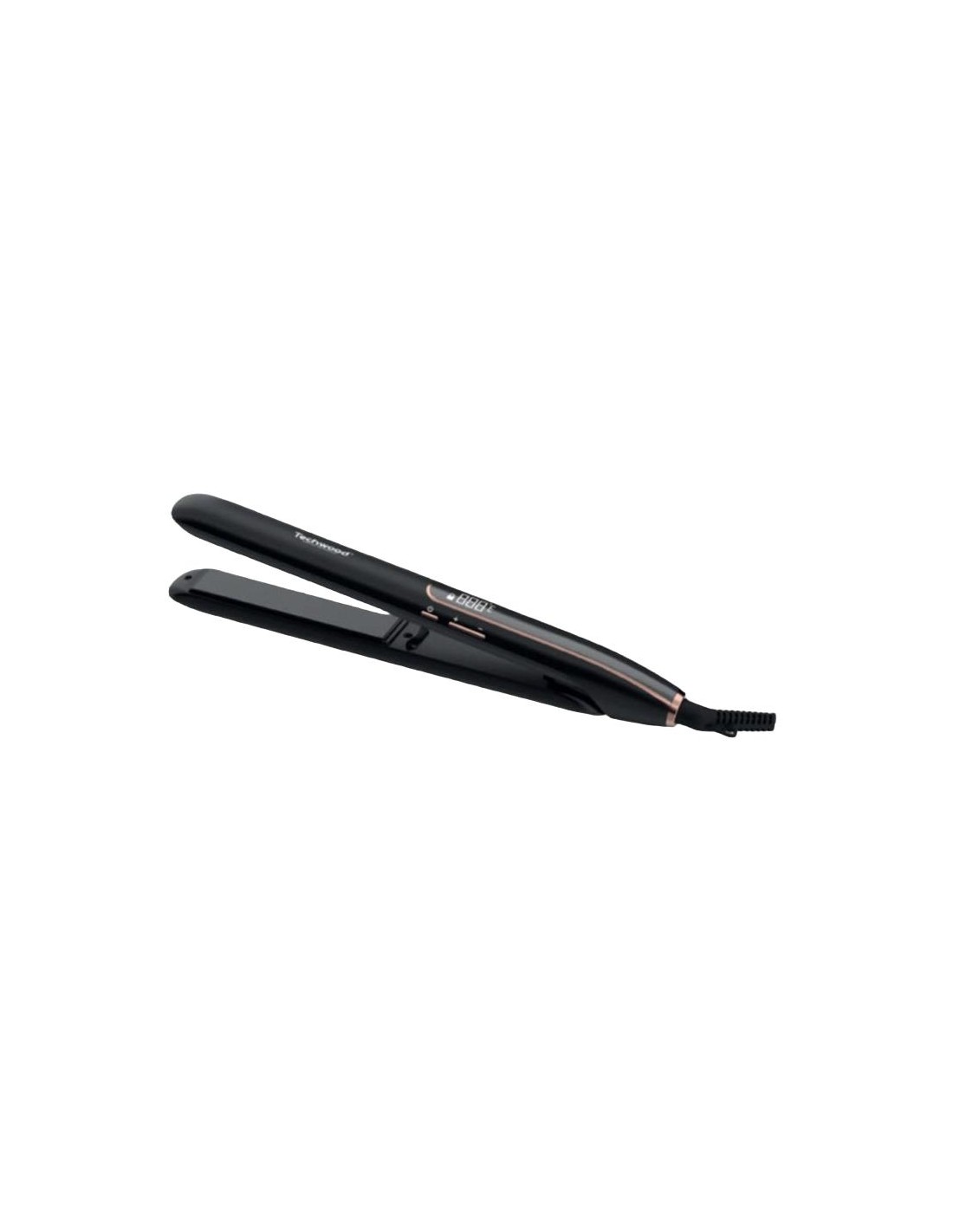 Lisseur à Cheveux Techwood TFL-266D noir avec écran LED moderne