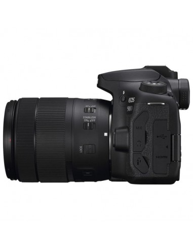 Appareil Photo Reflex CANON EOS 90D + Objectif 18-135mm IS U EU26 - Noir(Eos 90D)