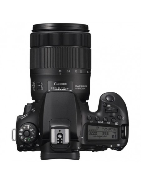 Appareil Photo Reflex CANON EOS 90D + Objectif 18-135mm IS U EU26 - Noir(Eos 90D)