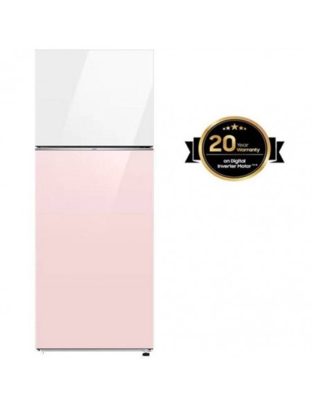 Réfrigérateur SAMSUNG RT47CB66448CEL 460 Litres NoFrost - Rose&Blanc(RT47CB66448CEL)