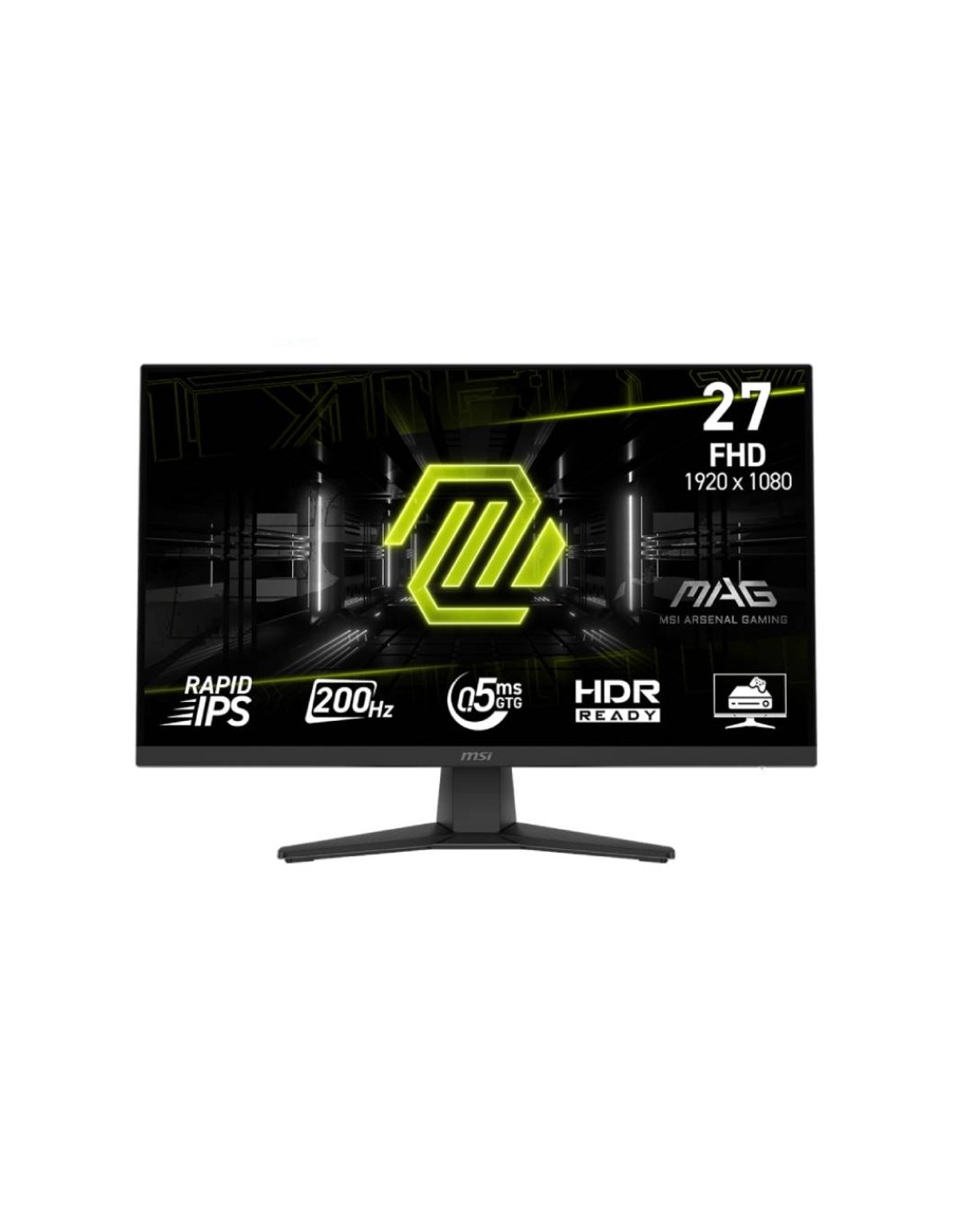 Ecran Gaming MSI MAG 275CF X24 27 pouces design incurvé frontal