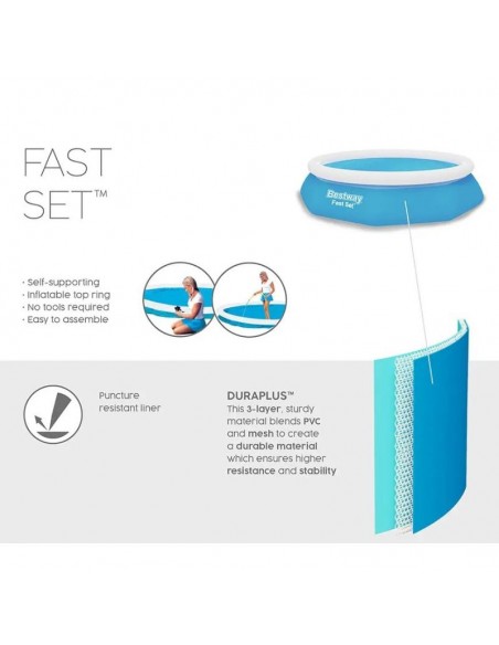Piscine Gonflable Bestway 57270 avec pompe filtration Piscine Gonflable Bestway 57270 avec pompe filtration
