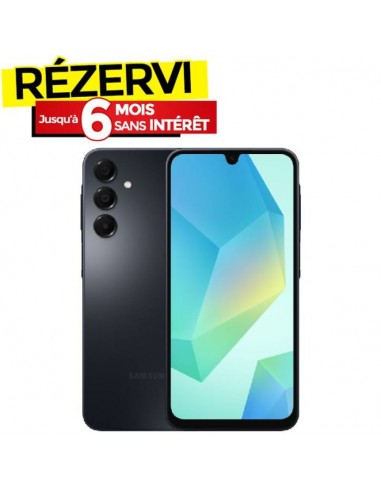 Smartphone SAMSUNG GALAXY A16 5G 6Go 128Go - Noir " SM-A16-5G-6/128-BK" Smartphone SAMSUNG GALAXY A16 5G 6Go 128Go - Noir " SM-A16-5G-6/128-BK"