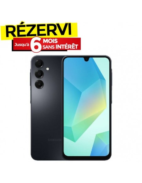 Smartphone SAMSUNG GALAXY A16 5G 6Go 128Go - Noir " SM-A16-5G-6/128-BK" Smartphone SAMSUNG GALAXY A16 5G 6Go 128Go - Noir " SM-A16-5G-6/128-BK"