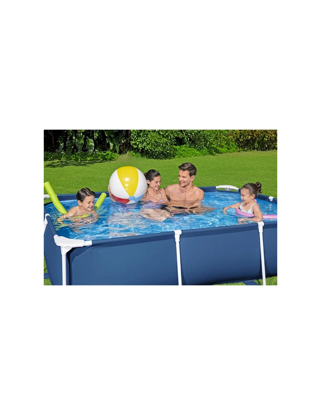 Piscine cadre acier Bestway structure renforcée durable