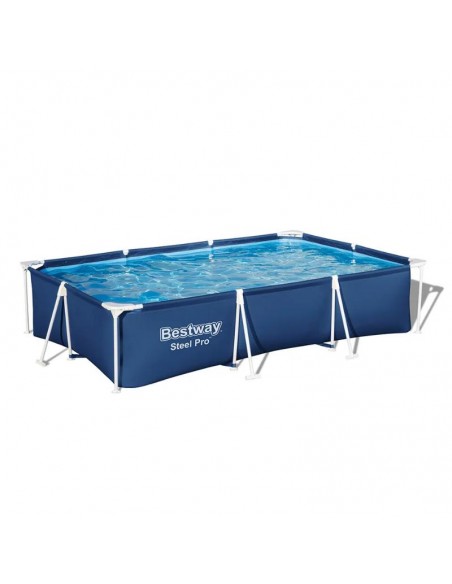 Piscine familiale Bestway Steel Pro jardin été enfants Piscine familiale Bestway Steel Pro jardin été enfants