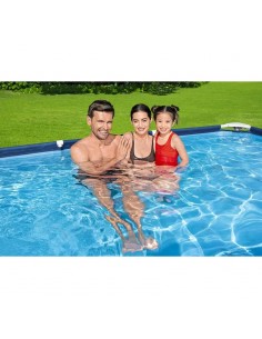 Piscine familiale Bestway Steel Pro jardin été enfants 2