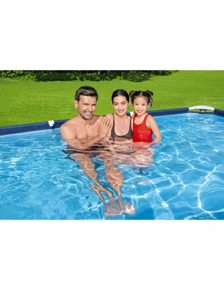 Piscine cadre métallique Bestway Steel Pro structure renforcée Piscine cadre métallique Bestway Steel Pro structure renforcée
