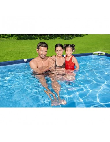 Piscine Bestway Steel Pro 56411 détente jardin été familial Piscine Bestway Steel Pro 56411 détente jardin été familial