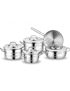 Batterie de Cuisine korkmaz Astra A2050 9 Pièces Inox(A2050)