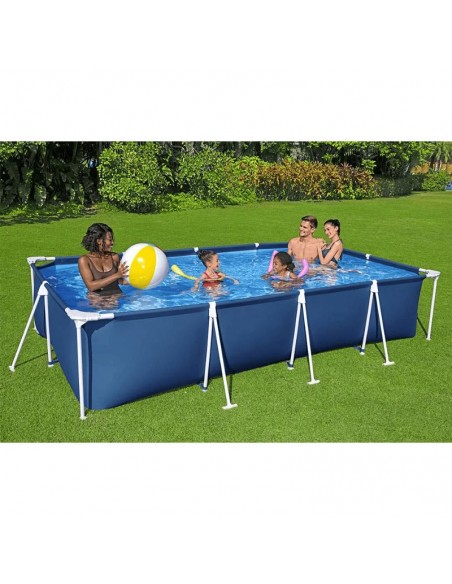Piscine tubulaire Bestway 4x2 idéale famille jardin été Piscine tubulaire Bestway 4x2 idéale famille jardin été