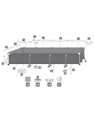Bestway Steel Pro 56424 piscine jardin avec système filtration Bestway Steel Pro 56424 piscine jardin avec système filtration