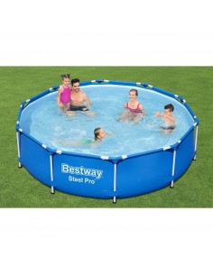 Piscine Bestway Steel Pro 56677 eau propre filtration 2
