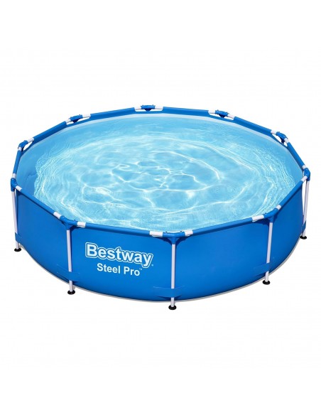 Piscine Bestway Steel Pro 56677 eau propre filtration Piscine Bestway Steel Pro 56677 eau propre filtration