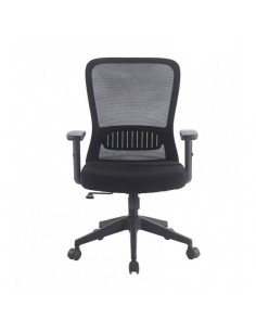Chaise de Bureau Flo design gris avec mécanisme basculant