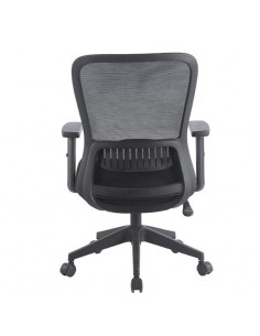 Chaise de Bureau Flo design gris avec mécanisme basculant 2
