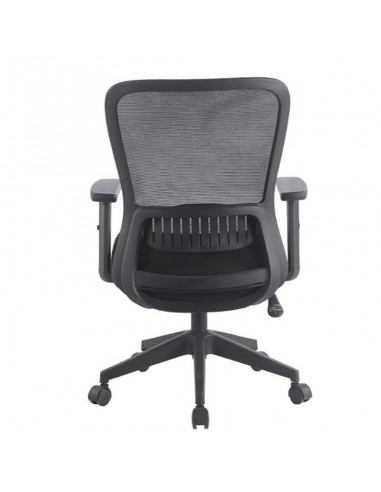 Chaise de bureau Flo grise avec hauteur réglable moderne