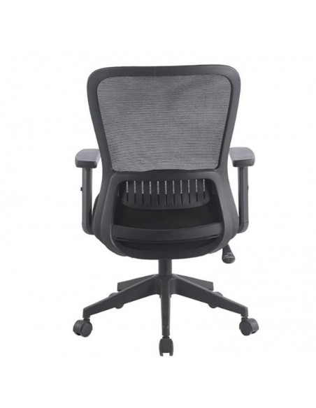 Chaise de bureau Flo grise avec hauteur réglable moderne