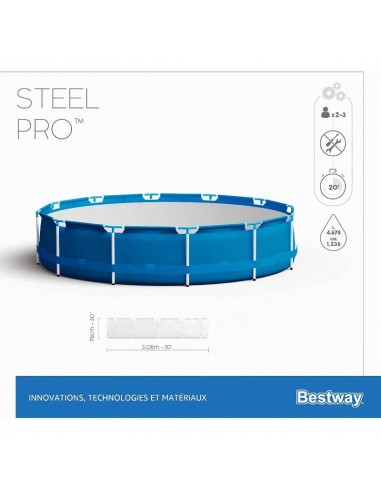 Piscine Bestway Steel Pro 56679 montage facile structure acier Piscine Bestway Steel Pro 56679 montage facile structure acier