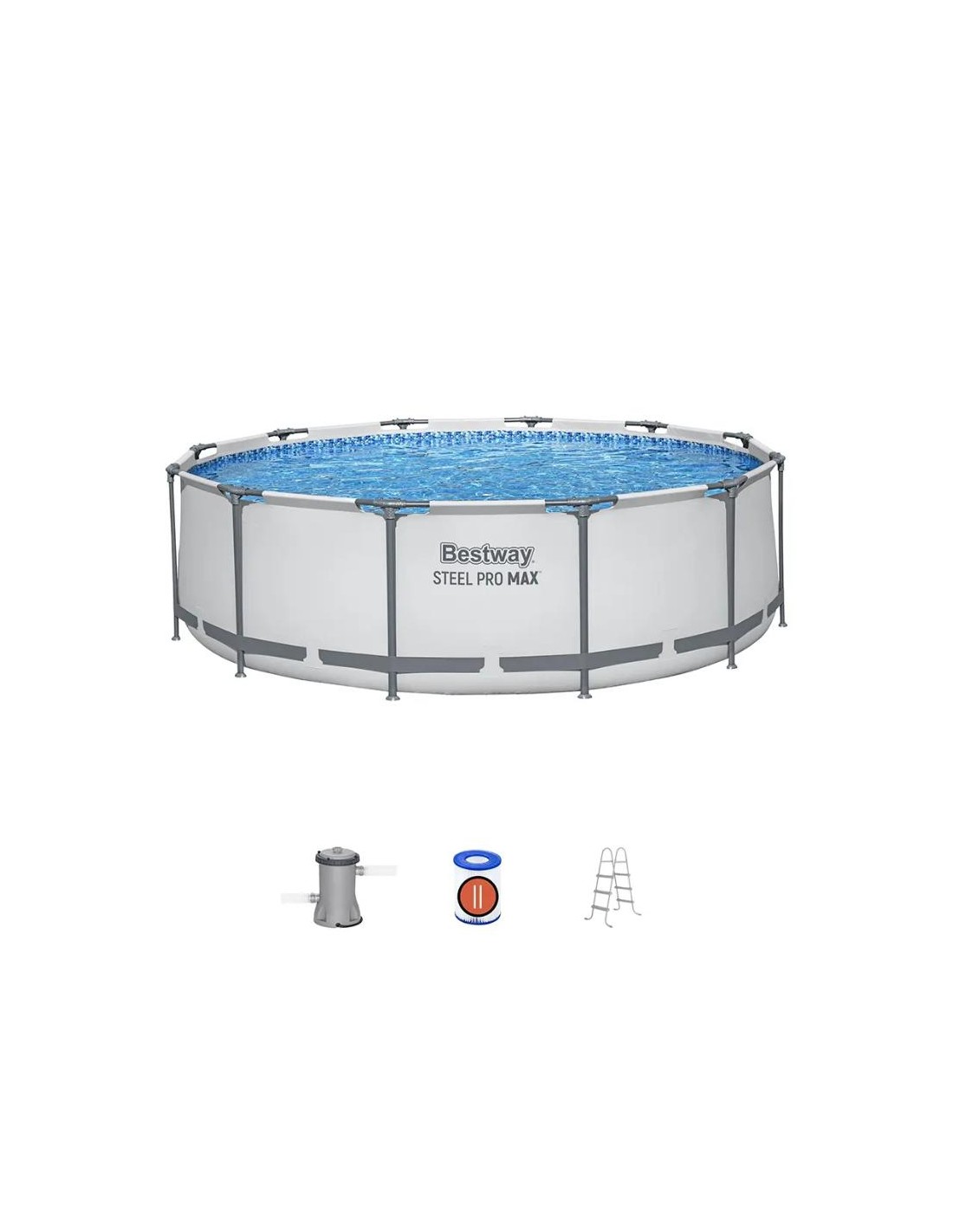 Piscine Bestway 56418 Steel Pro MAX 366x100 jardin familial