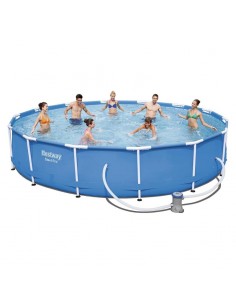 Piscine Bestway 56595 structure métal anticorrosion robuste 2