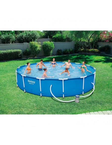Piscine tubulaire ronde Bestway Steel Pro MAX 427 cm Piscine tubulaire ronde Bestway Steel Pro MAX 427 cm
