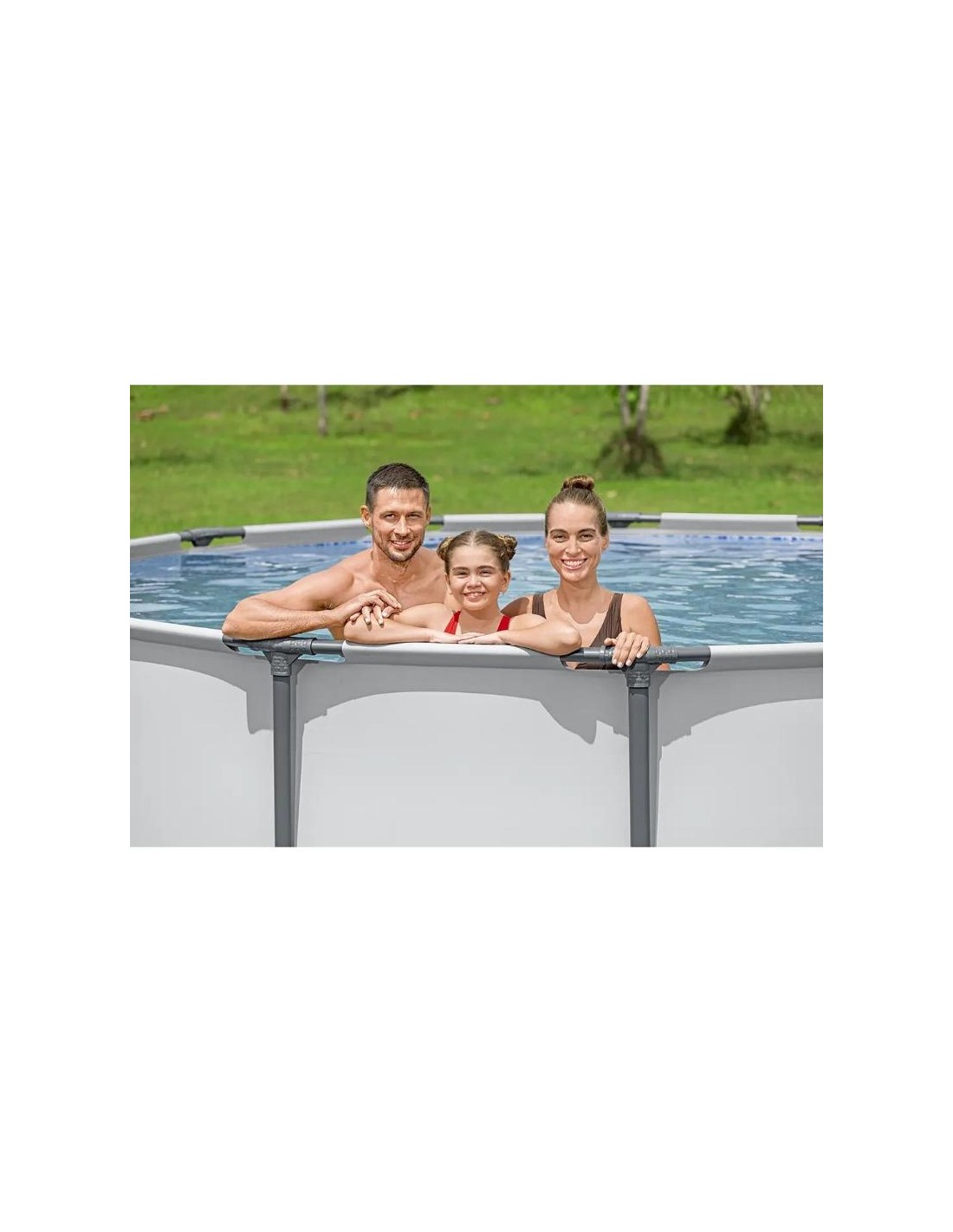 Piscine tubulaire Bestway 427x107 cm structure acier robuste