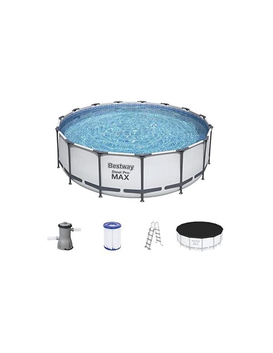 Piscine Bestway 56438 Steel Pro MAX ronde 457 x 122 cm
