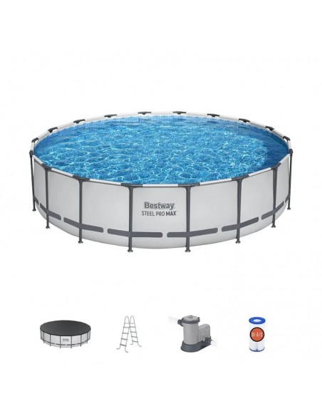 Piscine Bestway 56462 échelle et bâche inclus Piscine Bestway 56462 échelle et bâche inclus