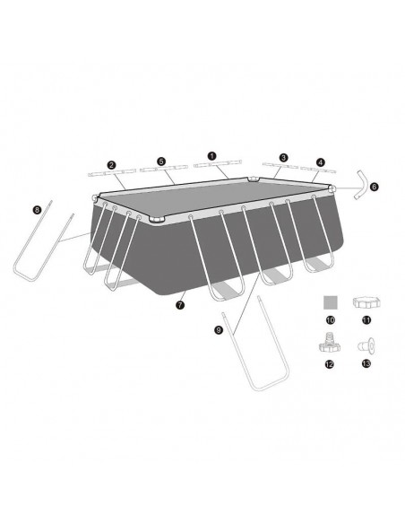 Piscine familiale hors-sol Bestway Power Steel 4.04m Piscine familiale hors-sol Bestway Power Steel 4.04m