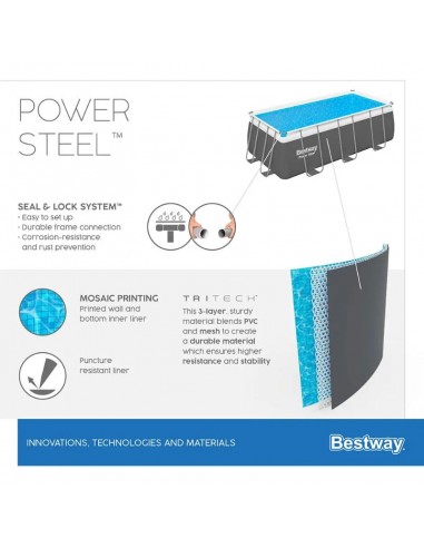 Piscine hors-sol Bestway montage facile sans outils Piscine hors-sol Bestway montage facile sans outils